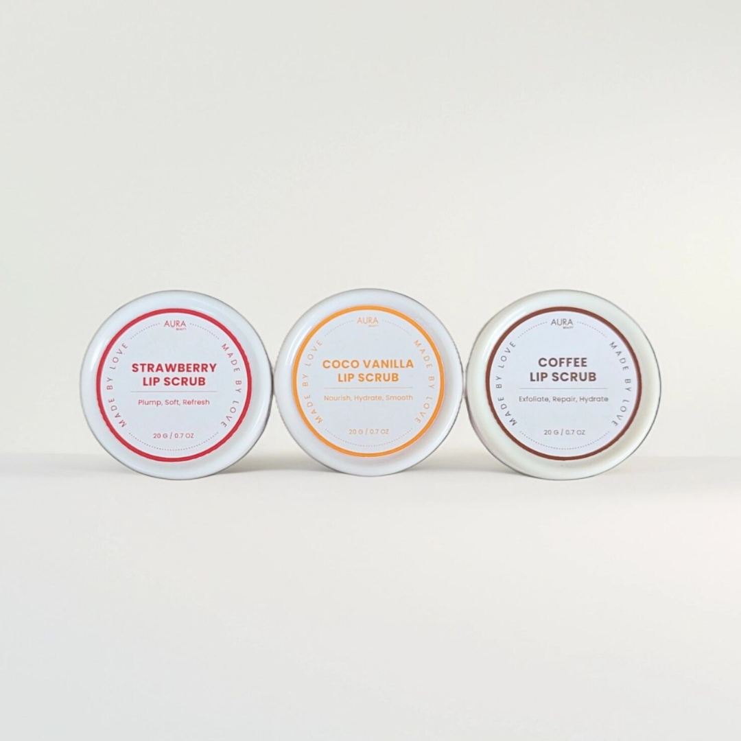 Aura Lip Scrub Trio